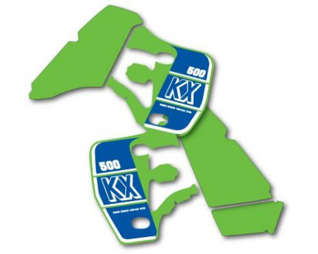 DECOS OUÏES DE RADIATEUR KAWASAKI 500 KX 1989