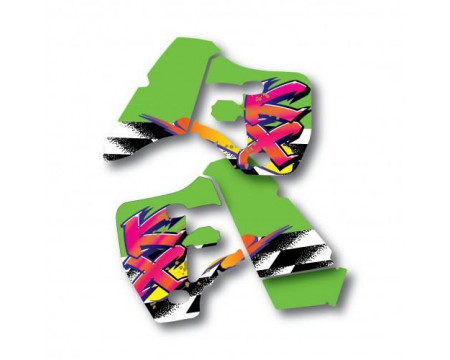 DECOS OUÏES DE RADIATEUR KAWASAKI 500 KX 1995