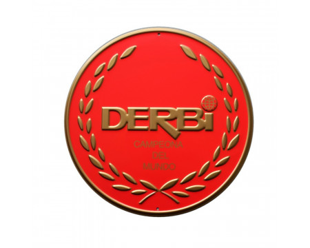 PLAQUE DECORATIVE DERBI