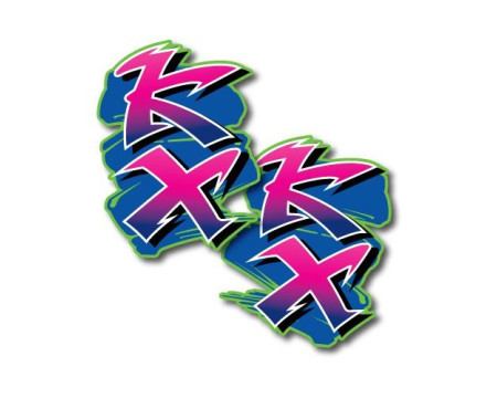 DECOS OUÏES DE RADIATEUR KAWASAKI 500 KX 1991