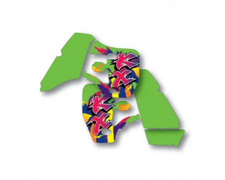 DECOS OUÏES DE RADIATEUR KAWASAKI 500 KX 1994