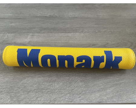 MOUSSE DE GUIDON MONARK JAUNE MARQUAGE BLEU