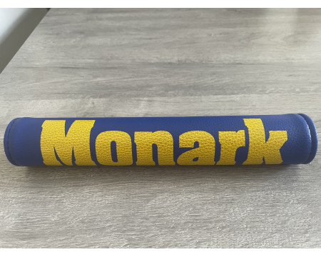 MOUSSE DE GUIDON MONARK BLEU MARQUAGE JAUNE