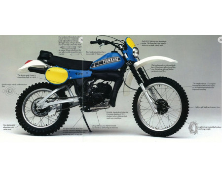 KIT PLASTIQUES YAMAHA IT175 1980