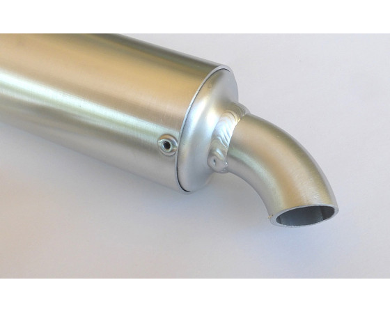 Silencieux D'Échappement Rétro Pour Yamaha SR400 - Acier Inoxydable - Réduction Bruit 30% - Style Vintage